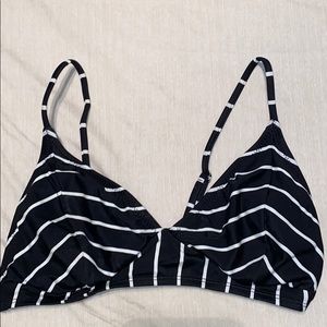 Old Navy striped bikini top